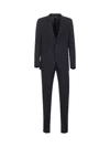 Dolce & Gabbana Blue Stretch Wool Martini Two-piece Suit