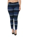 Dolce & Gabbana Blue Striped Cotton Stretch Denim Women's Jeans