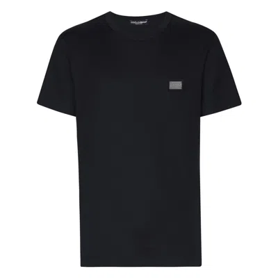 DOLCE & GABBANA DOLCE & GABBANA BLUE T-SHIRTS & VESTS - T-SHIRTS MEN