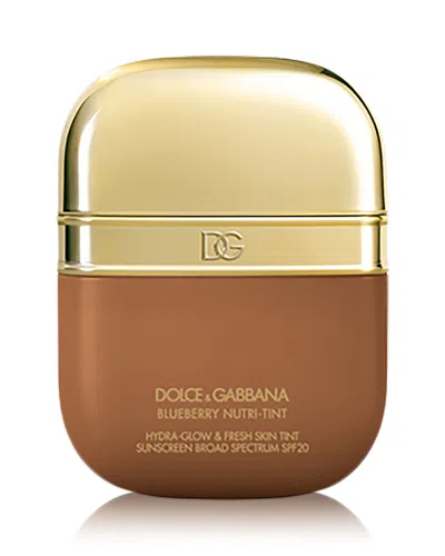 Dolce & Gabbana Blueberry Nutri Tint Hydra Glow & Fresh Skin Tint Sunscreen Broad Spectrum Spf 20 1.01 Oz. In Brown