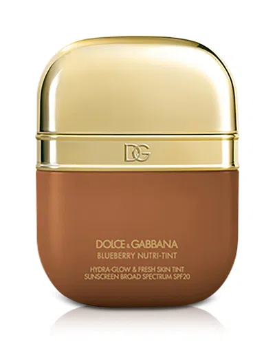 Dolce & Gabbana Blueberry Nutri Tint Hydra Glow & Fresh Skin Tint Sunscreen Broad Spectrum Spf 20 1.01 Oz. In Brown