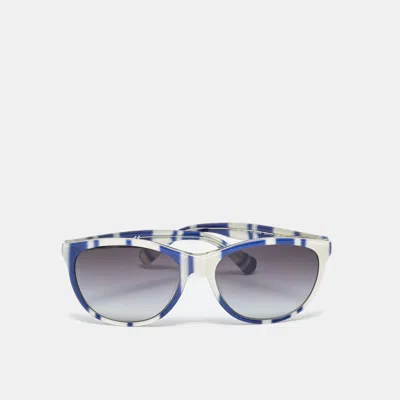 Pre-owned Dolce & Gabbana Blue/black Gradient Dd3091 Wayfarer Sunglasses