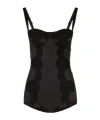 Dolce & Gabbana Lace-detail Bodysuit In Black