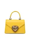 DOLCE & GABBANA SMALL  YELLOW LEATHER BAG