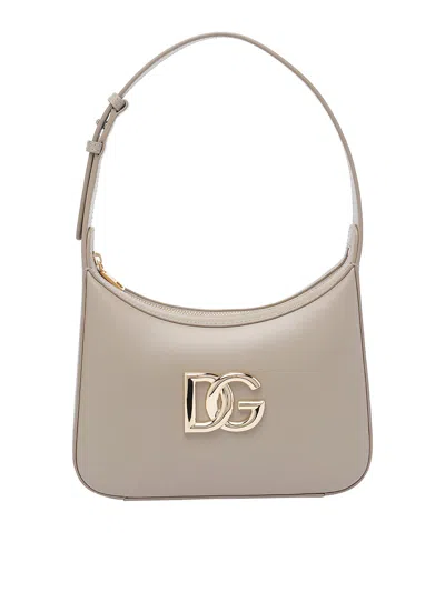Dolce & Gabbana 35 Shoulder Bag In Sand
