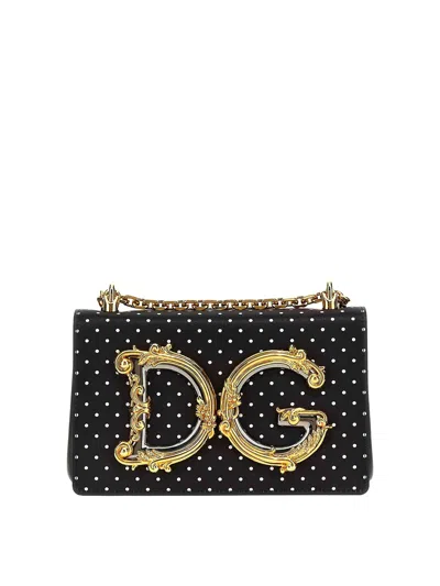 Dolce & Gabbana Dg Girls Crossbody Bag In White