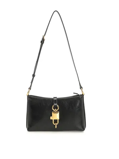 Dolce & Gabbana Lock Shoulder Bag In Black