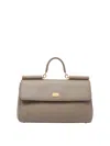 Dolce & Gabbana Sicily Medium Hand Bag In Brown