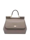 Dolce & Gabbana Big Sicily Handbag In Gray
