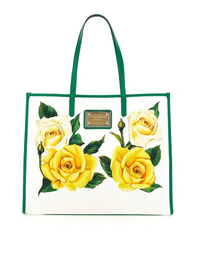Dolce & Gabbana Large Shopping Bag In Multi
