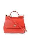 Dolce & Gabbana Sicily Medium Tote In Red
