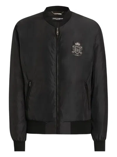 Dolce & Gabbana Bomber In Black