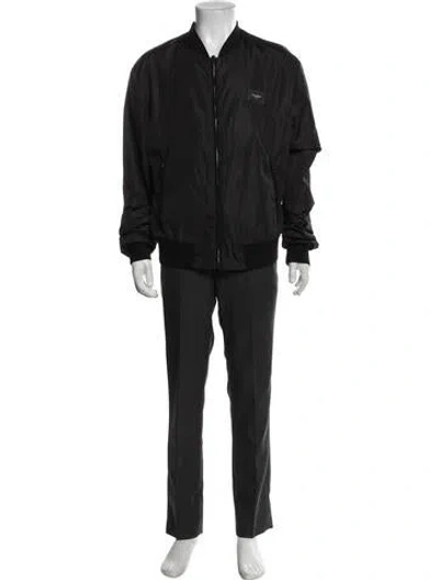 Pre-owned Dolce & Gabbana Bomber Jacket In Black