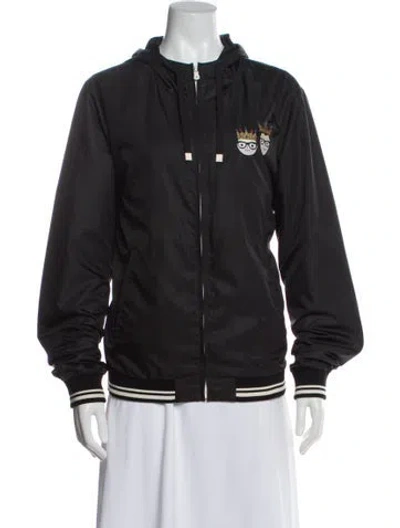 Pre-owned Dolce & Gabbana Bomber Jacket In Black
