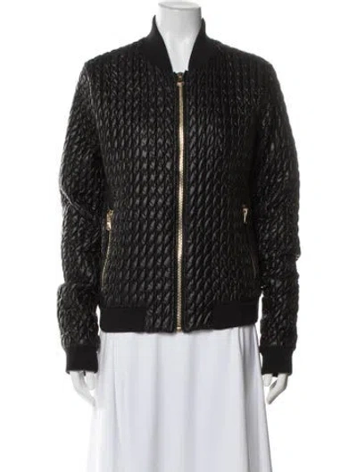 Pre-owned Dolce & Gabbana Bomber Jacket In Black