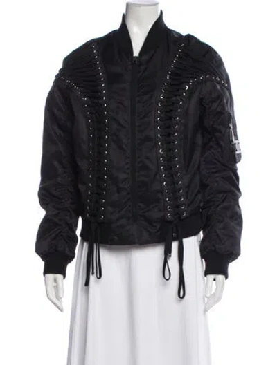 Pre-owned Dolce & Gabbana Bomber Jacket In Black