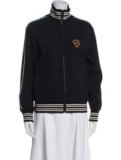 Pre-owned Dolce & Gabbana Bomber Jacket In Black