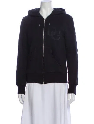 Pre-owned Dolce & Gabbana Bomber Jacket In Blue