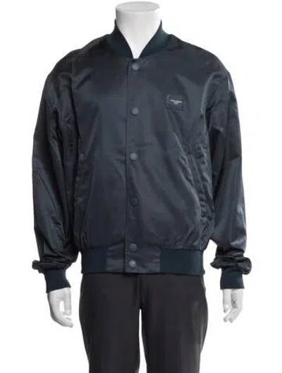 Pre-owned Dolce & Gabbana Bomber Jacket In Blue