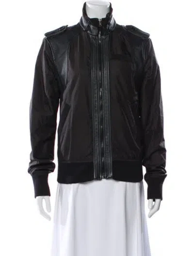 Pre-owned Dolce & Gabbana Bomber Jacket In Gray