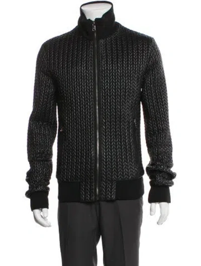 Pre-owned Dolce & Gabbana Bomber Jacket In Gray
