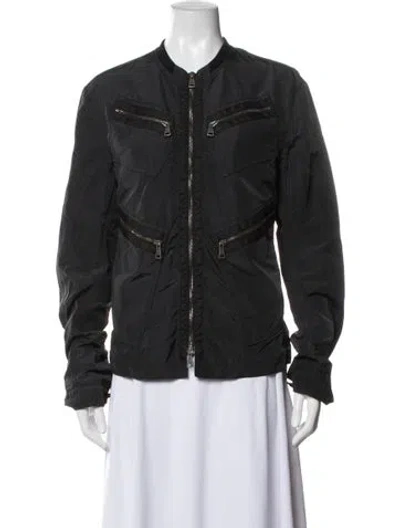 Pre-owned Dolce & Gabbana Bomber Jacket In Grey