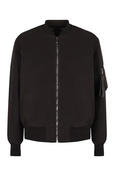 DOLCE & GABBANA DOLCE & GABBANA BOMBER JACKET IN TECHNICAL FABRIC