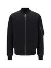 Dolce & Gabbana Bomber Jacket In Technical Fabric In Black