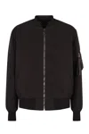 Dolce & Gabbana Bomber Jacket In Technical Fabric In Black