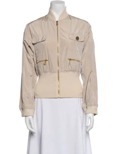Pre-owned Dolce & Gabbana Bomber Jacket In Neutral
