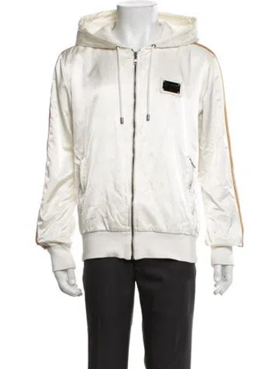 Pre-owned Dolce & Gabbana Bomber Jacket In Neutrals