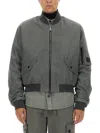 Dolce & Gabbana Oversized Zip-up Bomber Jacket In Green