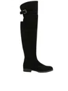 Dolce & Gabbana Over-the-knee Boots Featuring Buckle Detail In Black