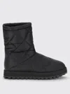 Dolce & Gabbana Diamond Quilted Flat Sole Ankle Boots In Black