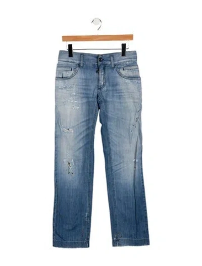 Pre-owned Dolce & Gabbana Bootcut Jeans In Blue