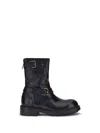 Dolce & Gabbana Men Leather Boots In Black