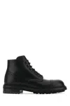 Dolce & Gabbana Lace-up Leather Boots Men In 80999