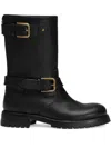 Dolce & Gabbana Knee-high Boots With Buckle Detail In Black