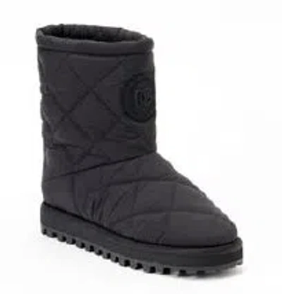 Dolce & Gabbana Boots Black In Blue