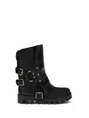 Dolce & Gabbana Leather Ankle Boots In Black