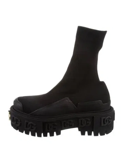 Pre-owned Dolce & Gabbana Boots In Black