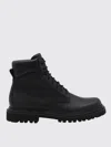 Dolce & Gabbana Grained Leather Lace-up Ankle Boots In Black