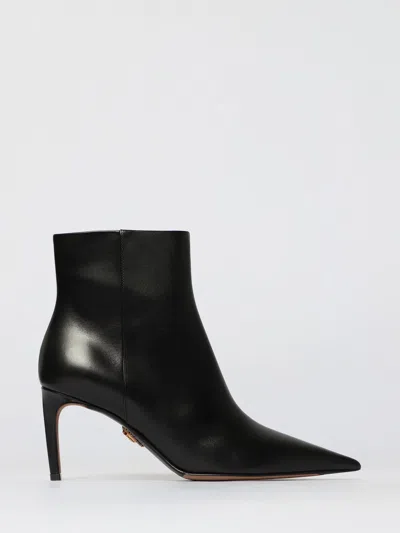 Dolce & Gabbana Devotion Leather Ankle Boots In Black