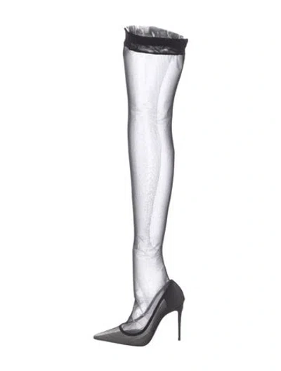 Pre-owned Dolce & Gabbana Boots In Silver