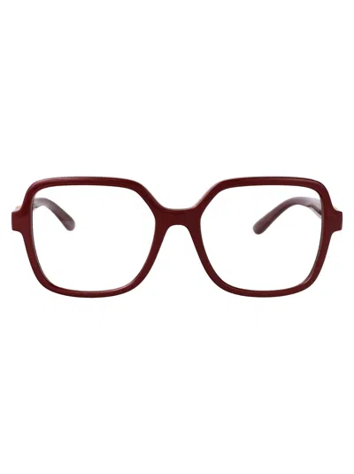 Dolce & Gabbana Bordeaux Injectate Optical Glasses
