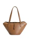 Dolce & Gabbana Buckle Detailed Shoulder Bag In Brown
