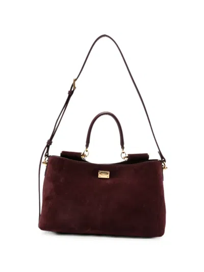 Dolce & Gabbana Borsa A Mano Vittoria In Burgundy