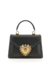 Dolce & Gabbana Small Devotion Molurus Python Skin Top Handle Bag