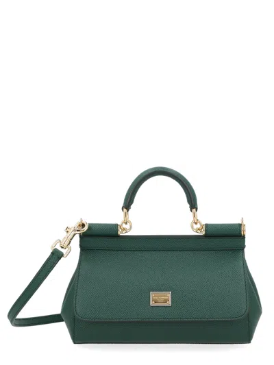 Dolce & Gabbana Borsa "sicily" Mini In Green
