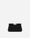 Dolce & Gabbana Marlene Small Satin Shoulder Bag In ブラック